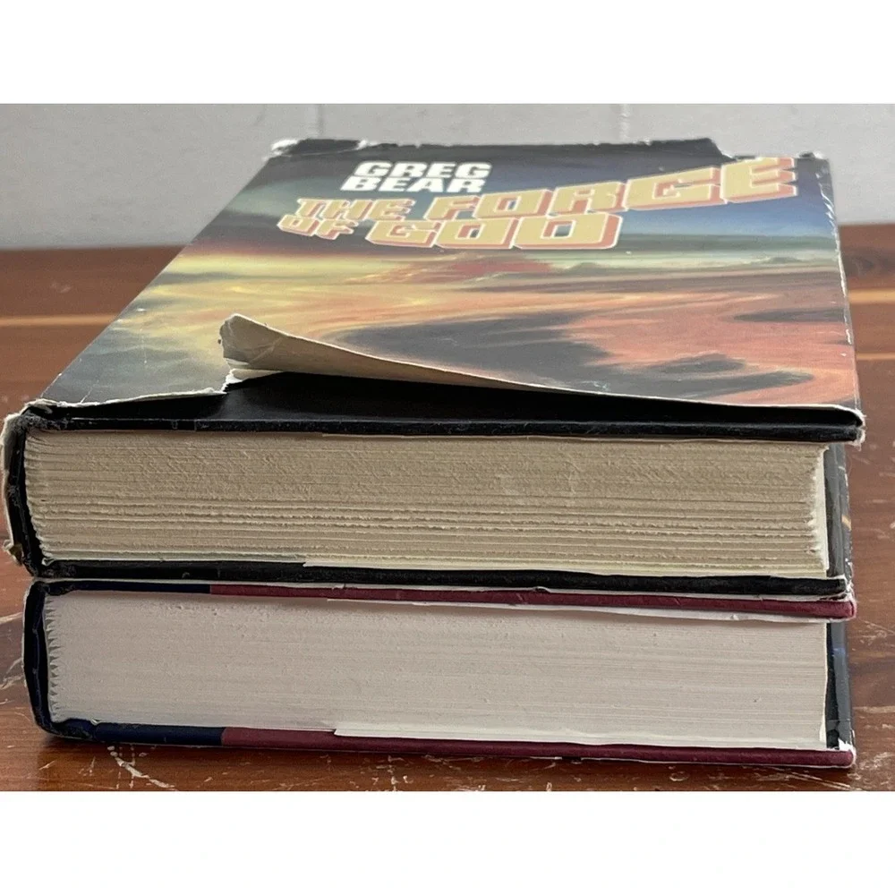 Forge of God & Anvil of Stars Greg Bear Complete 1st Edition Hardcover‎ Set